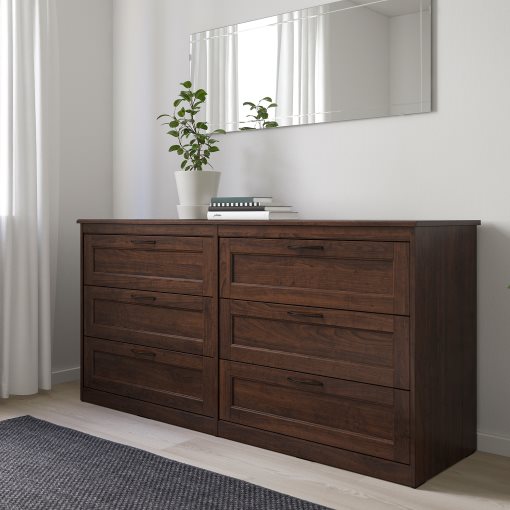 SONGESAND, chest of 6 drawers, 103.667.96