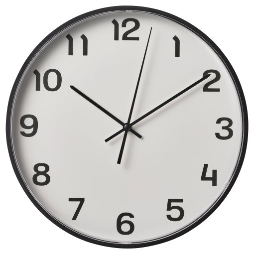 PLUTTIS, wall clock low-voltage, 28 cm, 105.408.47