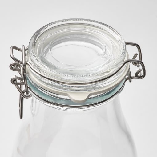 KORKEN, bottle shaped jar with lid, 1 l, 105.413.66