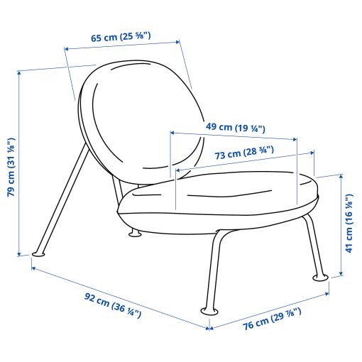 VEINGE, easy chair, 105.585.64