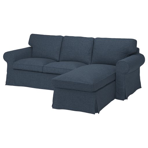 EKTORP, cover for 3-seat sofa with chaise longue, 105.657.91