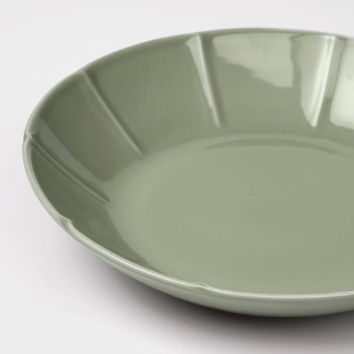 STRIMMIG, deep plate stoneware/4 piece, 23 cm, 105.676.67