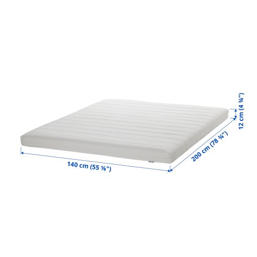ÅFJÄLL, foam mattress/firm, 140x200 cm, 105.686.38