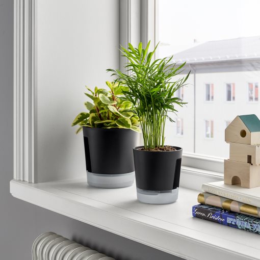 VÅRDTRÄD, self-watering plant pot/in/outdoor, 9 cm, 105.708.63