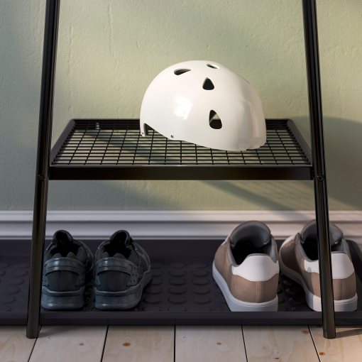 ÄLGANÄS, clothes rack with shoe storage, 46x39x166 cm, 105.858.88