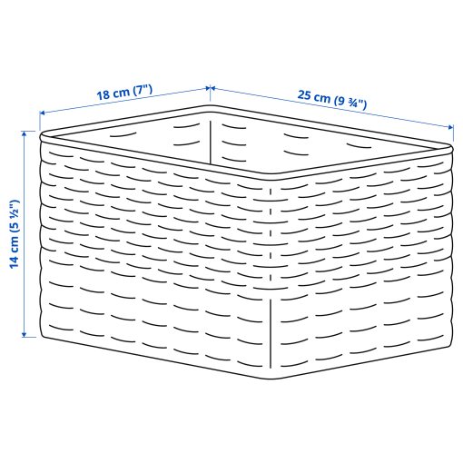 DJURTRANARE, basket, 18x25x14 cm, 105.914.17