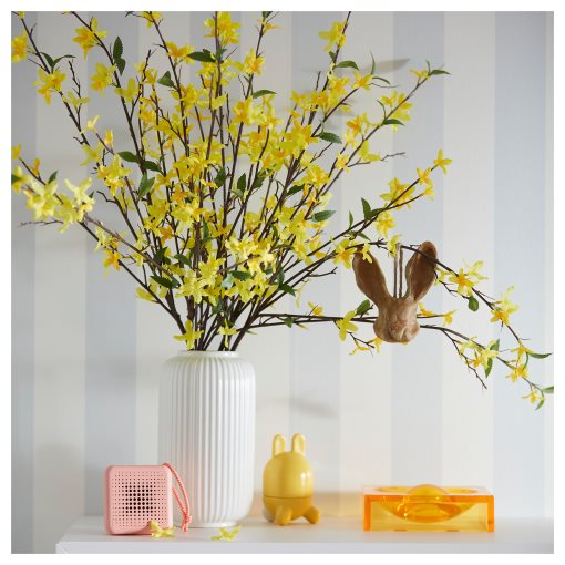 SMYCKA, artificial spray in/outdoor/forsythia, 70 cm, 105.937.94