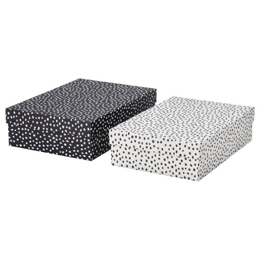 RÄTTAREN, storage box with lid, set of 2, 105.979.85