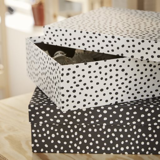 RÄTTAREN, storage box with lid, set of 2, 105.979.85