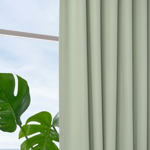BENGTA, block-out curtain with heading tape/1 piece, 210x300 cm, 106.021.66