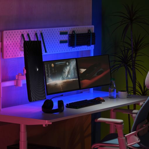 KABBLEKA, ταινία φωτισμού με ενσωματωμένο φωτισμό LED και USB, 3 m, 106.096.67