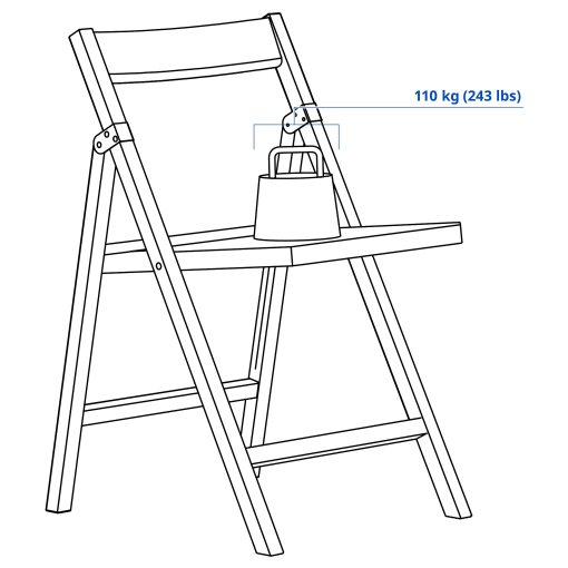 IKEA PS 2026, πτυσσόμενη καρέκλα, 106.178.94