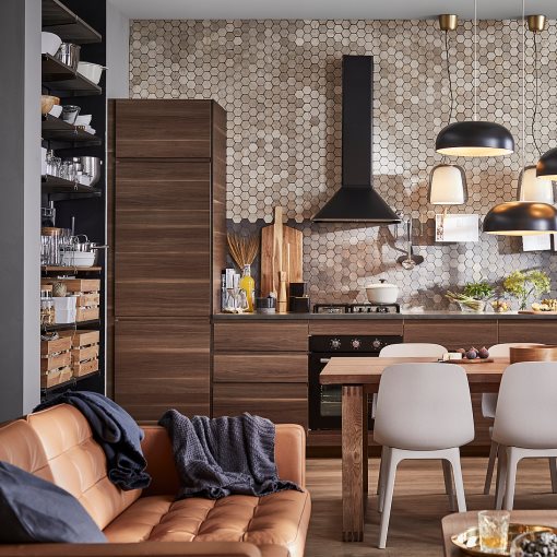 METOD/MAXIMERA, base cabinet for hob/2 fronts/3 drawers, 191.316.90