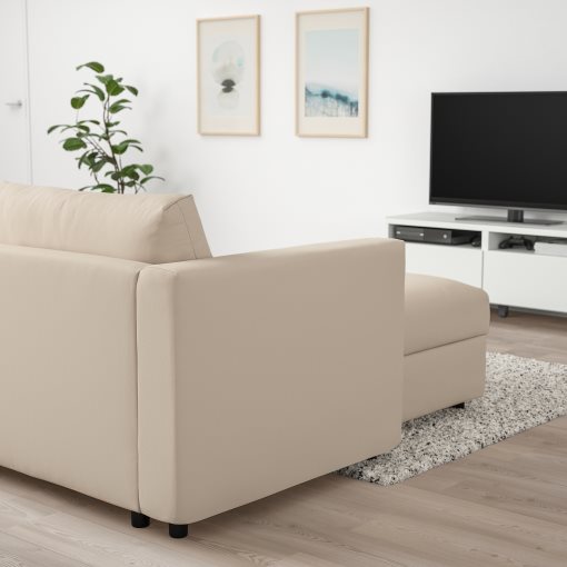 VIMLE, 3-seat sofa with chaise longue, 193.991.27
