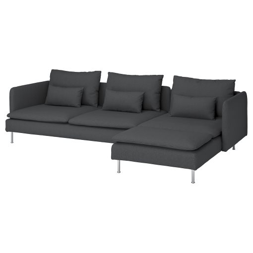 SÖDERHAMN, 4-seat sofa with chaise longue, 195.022.90