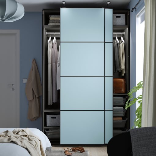 PAX/MEHAMN, wardrobe combination, 150x66x236 cm, 195.516.81