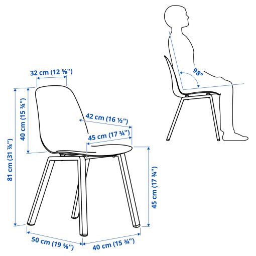 SKÅLSTA, τραπέζι και 4 καρέκλες, 140x80 cm, 196.091.68