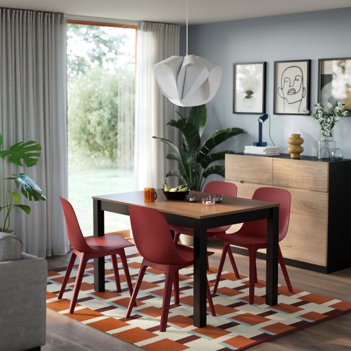 ÅLHULT/ODGER, table and 4 chairs, 120x80 cm, 196.100.77