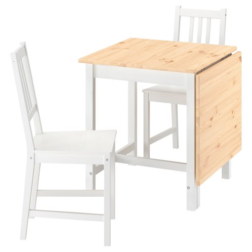 PINNTORP/PINN, table and 2 chairs, 67/124 cm, 196.268.27