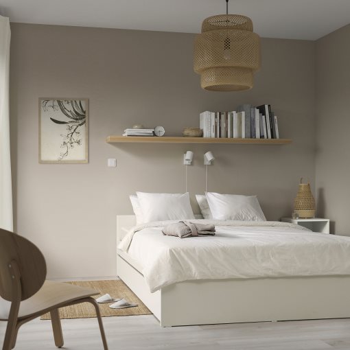 VIHALS, bed frame with 1 trundle bed, 140x200 cm/80x200 cm, 196.347.52
