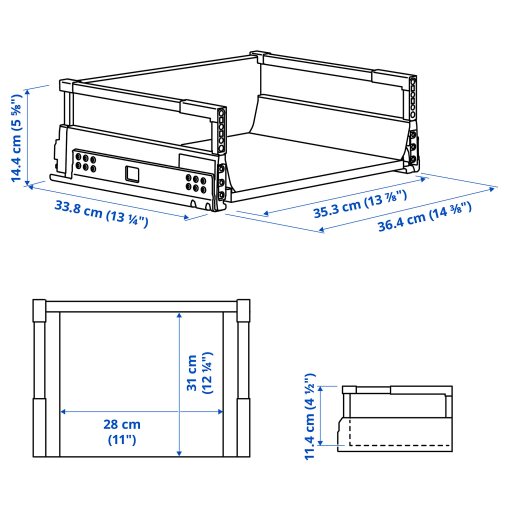 MAXIMERA, drawer, medium, 202.850.35