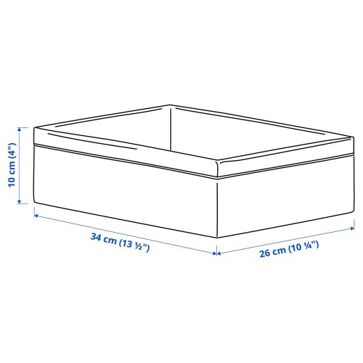 BAXNA, θήκη τακτοποίησης, 26x34x10 cm, 204.743.66