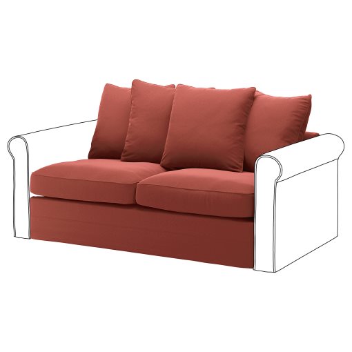 GRÖNLID, cover for 2-seat sofa-bed section, 205.011.81