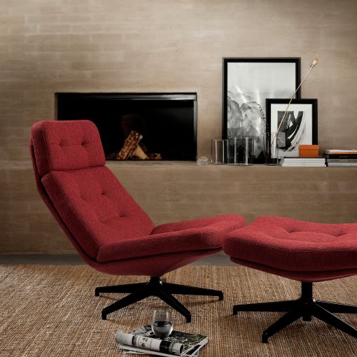 aquamenti　IKEA HAVBERG HAVBERG swivel chair, Grann/Bomstad golden brown - IKEA US