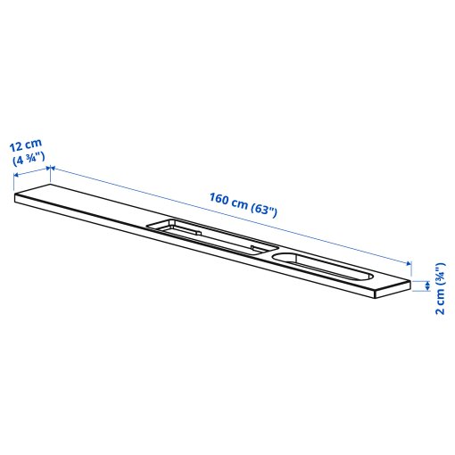 MITTZON, μονάδα πρίζας, 160x12 cm, 205.312.58