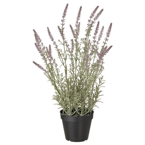 FEJKA, artificial potted plant/in/outdoor/Lavender, 12 cm, 205.356.14