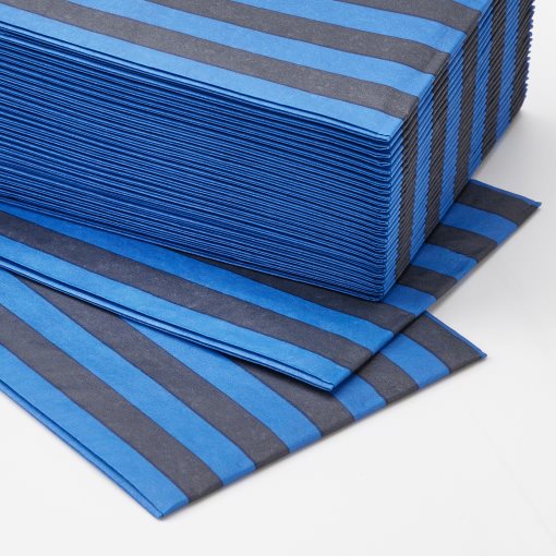 PALPFJÄRIL, paper napkin striped 38x38 cm/30 pack, 220g, 205.535.75