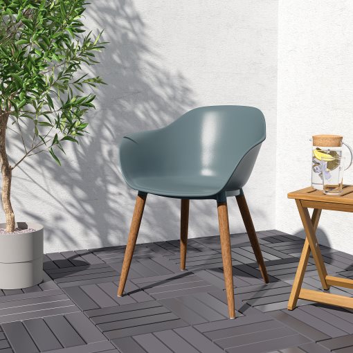 GRONSTA, chair with armrests, in/outdoor, 205.578.75