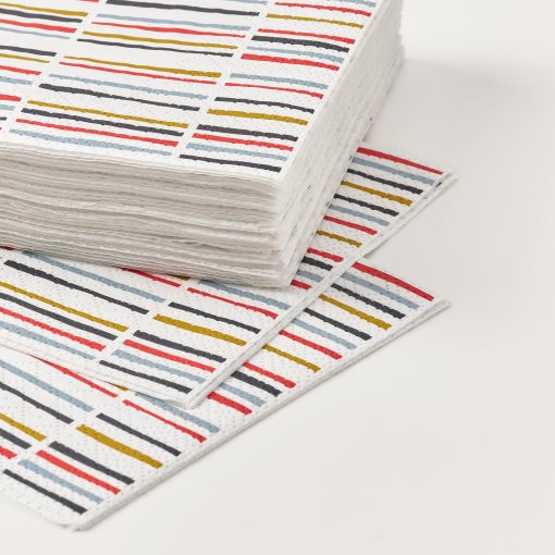 SNÖKRABBA, paper napkin 24x24 cm/30 pack, 80g, 205.615.23