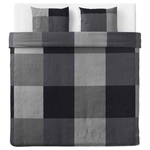 BRUNKRISSLA, duvet cover and 2 pillowcases, 240x220/50x60 cm, 205.645.74
