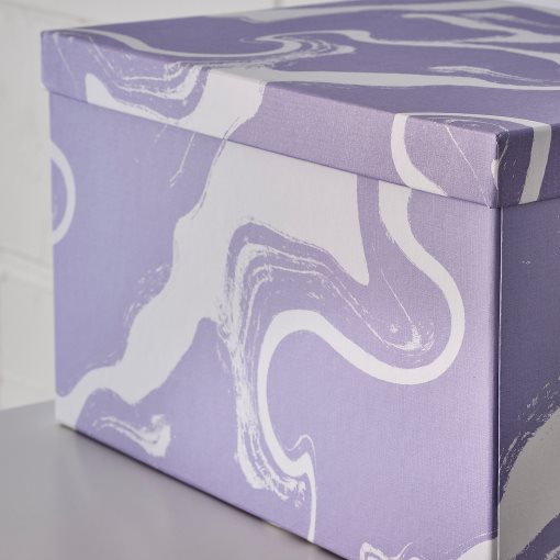 TJENA, storage box with lid, 25x35x20 cm, 205.767.13