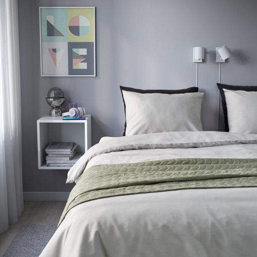 PILTANDVINGE, duvet cover and 2 pillowcases, 240x220/50x60 cm, 205.790.90