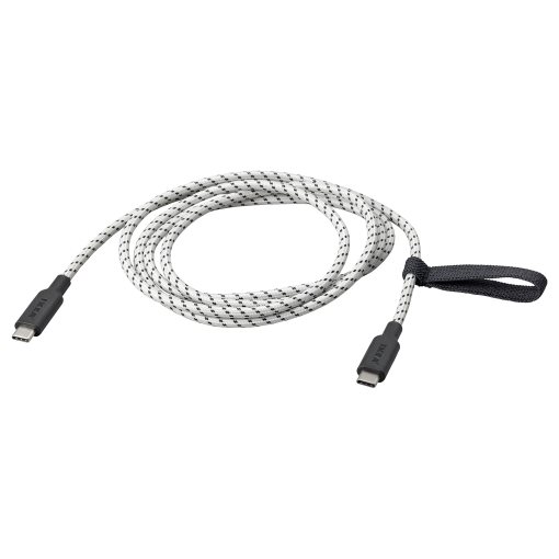 RUNDHULT, USB-C σε USB-C, 1.5 m/100 W, 205.811.06