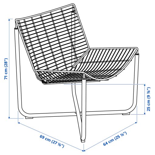 SKÅLBODA, armchair, 205.820.35