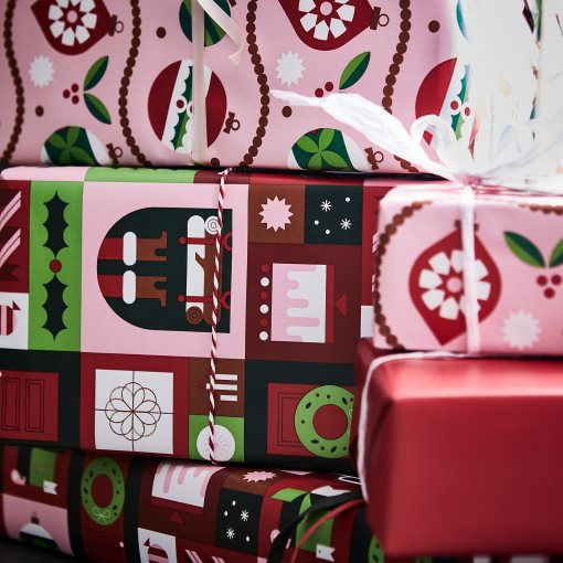 VINTERFINT, ρολό χαρτιού περιτυλίγματος, 3 τεμ. 3x0.7 m/2.10 m², 206.029.72