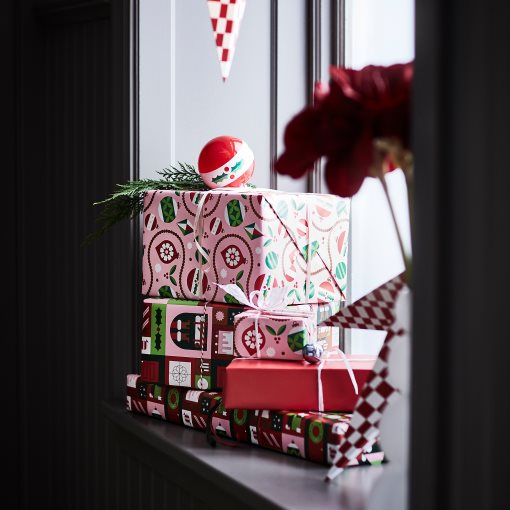 VINTERFINT, ρολό χαρτιού περιτυλίγματος, 3 τεμ. 3x0.7 m/2.10 m², 206.029.72