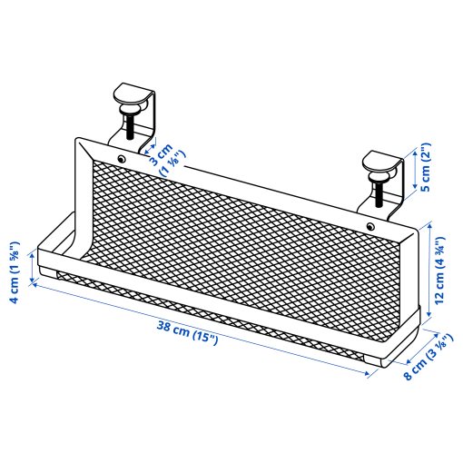 FORSASONG, cable management tray, 38 cm, 206.073.33