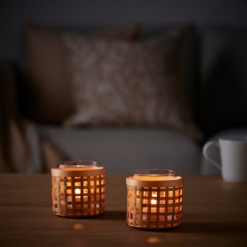 PÅVEFINK, tealight holder, 8 cm, 206.099.78