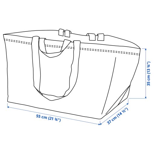 FRAKTA, carrier bag/large, 55x37x35 cm/71 l, 206.111.08