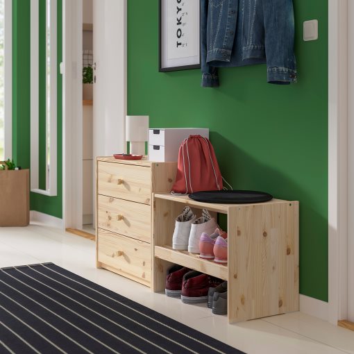 RAGGBERG, bench with shoe storage, 60x35x45 cm, 206.111.27