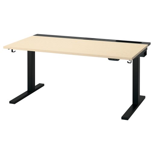 MITTZON, desk sit/stand/electric, 140x80 cm, 295.285.91