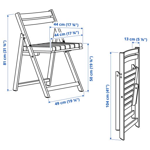 NÄMMARÖ, chair/foldable, outdoor, 295.351.72
