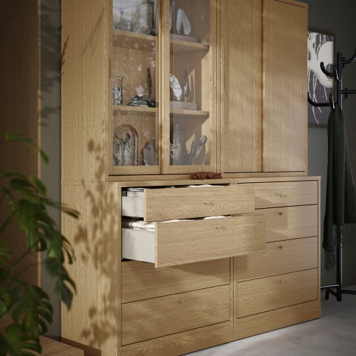 storage combination with drawers, 164x47x210 cm, 295.478.82