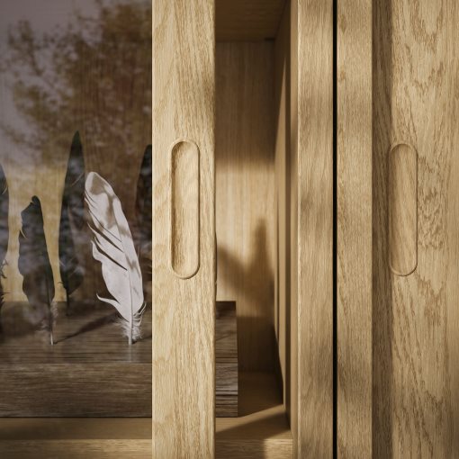 storage combination with drawers, 164x47x210 cm, 295.478.82