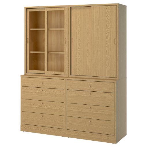 storage combination with drawers, 164x47x210 cm, 295.478.82