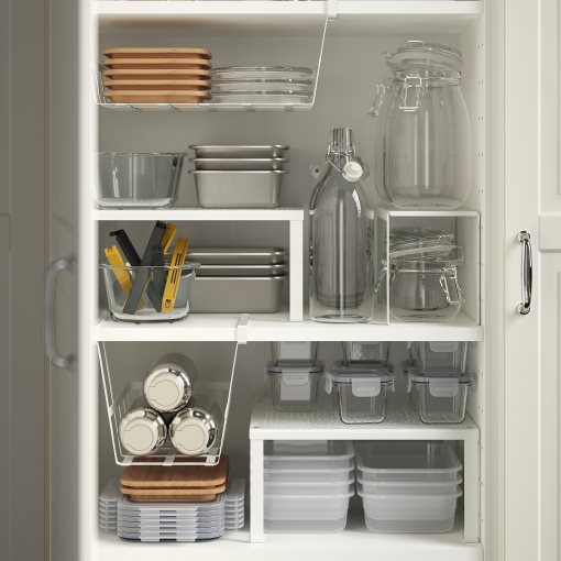 IKEA 365+, δοχείο τροφίμων με καπάκι/τετράγωνο, 600 ml, 295.631.22